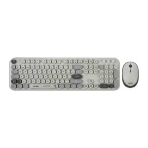 ACTECK AC-940184 Kit Teclado y mouse Inalámbricos 2.4hz Creator Chic K-Colors MK485 Advanced Series Teclado Inalambrico Dongle 2.4Mhz - Rango 10m, 105 teclas