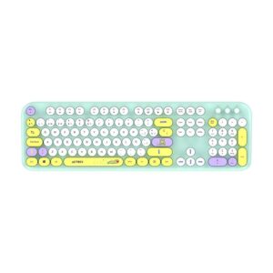 ACTECK AC-940191 Kit Teclado y mouse Inalámbricos 2.4hz Creator Chic K-Colors MK485 Advanced Series Teclado Inalambrico Dongle 2.4Mhz - Rango 10m, 105 teclas