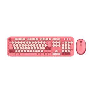 ACTECK AC-940207 Kit Teclado y mouse Inalámbricos 2.4hz Creator Chic K-Colors MK485 Advanced Series Teclado Inalambrico Dongle 2.4Mhz