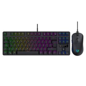 Balam Rush Combo Gamer Alámbrico Fusion Vanguard TKL CKG680 / Teclado Mecanico TKL / 88 teclas (26 Antighosting) / Mouse 6D / 3 - 600 Dpi Ajustable / Backlight