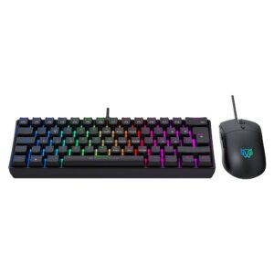 Balam Rush Combo Gamer Alámbrico Fusion Vanguard CKG660 / Teclado Mecanico 60 / 62 teclas / Antighosting / Mouse 6D / 3 - 600 Dpi Ajustable / Backlight
