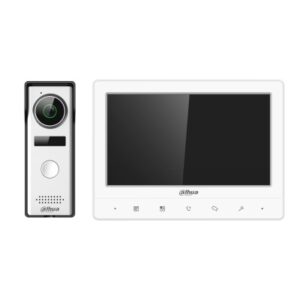 Dahua Technology DHI-VTO1000J DAHUA KTA02 - Kit de Videoportero analógico con monitor de 7" y frente de calle - IP66. Controla hasta 2 frentes de calle y 3 monitores