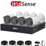 Dahua Technology Kit de Videovigilancia DAHUA 4 canales KIT DE 4 CH 1MP KITXVR1B04-I/T/4-B1A11N