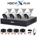 Dahua Technology Kit de Videovigilancia DAHUA 4 canales KIT DE 4 CH 2MP KITXVR1B04-I/T/4-B1A21N