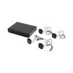 HIKVISION KIT-3K-DL Kit TurboHD 3K (5 Megapixel) - DVR 4 Canales, 4 Cámaras bala Dual Light, Micrófono Integrado