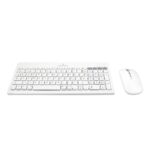 PC-201380 Kit Teclado + Mouse Recargable Inalámbrico+ BT Zebrary Color Blanco | PERFECT CHOICE
