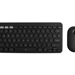 PC-201397 Kit de Teclado y Mouse Inalámbrico Bluetooth Dual 2.4GHz Froyo Color Negro| PERFECT CHOICE