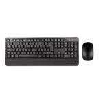 Teclado y Mouse Proof Combo TZCOMBINA07 TECHZONE - color negro, 105 teclas, 1200 DPI, compatibilidad con Windows y MacOS