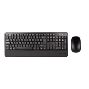 Teclado y Mouse Proof Combo TZCOMBINA07 TECHZONE - color negro, 105 teclas, 1200 DPI, compatibilidad con Windows y MacOS