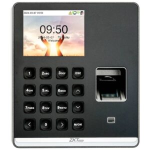 ZK TECO ZKTECO M1 - Control de Asistencia con Huella (500) - Tarjeta 125 kHz (500), Contraseña (500), 100, 000 Eventos y Wi-Fi (Compatible con BioTime Cloud)
