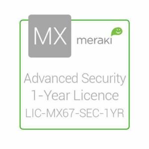 Licencia CISCO meraki LIC-MX67-SEC-1YR