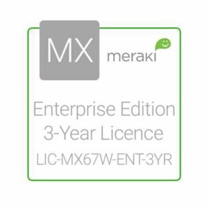 CISCO Licencia LIC-MX67W-ENT-3YR Meraki - Licencia por 3 años para router MX67W (WiFi)