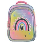 PC-084396 Mochila Escolar Arcoíris Para Niñas Múltiples Compartimentos Explorer | PERFECT CHOICE