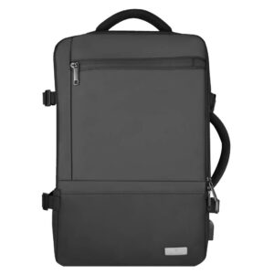 PC-084808 Mochila Expandible de viaje para Laptop con Sujetador para Maleta Travela Color Negro | PERFECT CHOICE