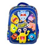PC-085089 Mochila Escolar Para Niños Múltiples Compartimentos modelo Kiddo Monstruos | PERFECT CHOICE: Diseñada para brindar comodidad