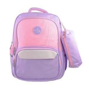PC-085249 Mochila Escolar Infantil Múltiples Compartimentos Modelo Bookery Color Purpura | PERFECT CHOICE
