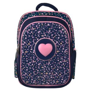 PC-085294 Mochila Escolar Para Niños Múltiples Compartimentos modelo Kiddo Corazon | PERFECT CHOICE