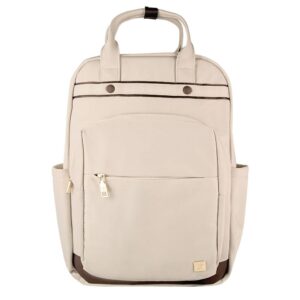 PC-084655 Mochila de mujer para laptop Elegante y Funcional Modelo Kokette Color Taupe | PERFECT CHOICE