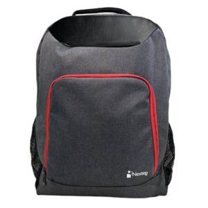 Mochila Nextep para Laptop NE-670B 15 a 17 pulgadas Color Gris /Negro tirantes ajustables y acolchados Bolsa Laterales