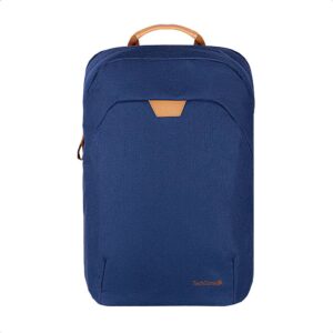 TZLBP56W-A Backpack ECO HERO TECHZONE de 15.6 - 2 compartimientos, 1 acolchado para laptop, color Azul, GARANTIA LIMITADA DE POR VIDA.
