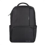 Backpack WANTED TZLBP05 TECHZONE de 16 Pulgadas color negro - múltiples compartimientos, garantía limitada de por vida