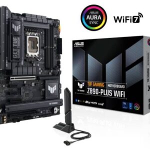 Tarjeta Madre ASUS TUF GAMING Z890-PLUS WIFI ATX - LGA 1851, Intel Core Ultra serie 2, Listo para IA, , DDR5, PCIE 5, Thunderbolt 4, Tipo C, WiFi 7, certifica