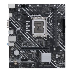 Tarjeta madre ASUS PRIME H610M-K D4-CSM - DDR4, 64 GB, Intel Socket LGA1700, Micro-ATX, DP, HDMI y D-sub