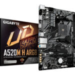 Tarjeta madre GIGABYTE micro atx A520M H ARGB - ddr4, am4, 64 gb, para amd