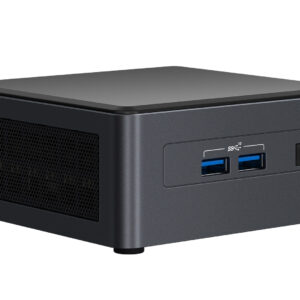 ASUS BNUC11TNHI70001 Intel Core i7-1165G7 - DDR4-3200 SO-DIMM, M.2 2280 NVMe, 2242 SATA, HDD SSD. No incluye RAM, almacenamiento, SO ni cable de alimentación.