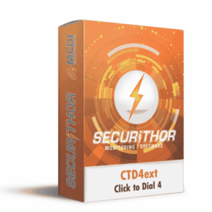 MCDI SECURITHOR CLICK TO DIAL 4 - Módulo de marcación directa para operadores con grabación de llamadas. Licencia adicional de Securithor en Red con máximo cuatro estaciones de trabajo, es decir cuatro extensiones del módulo. STSV2