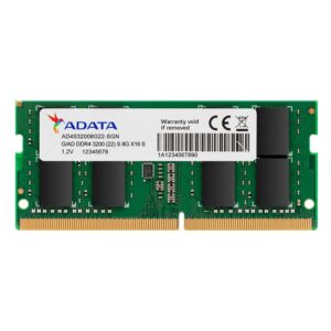 Memoria ram ADATA AD4S32008G22-SGN - 8 gb, ddr4, 3200 mhz, so-dimm