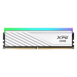 Memoria RAM ADATA XPG LANCER BLADE RGB - DDR5 32GB UDIMM 6000MHz, con Iluminación RGB. Disipador BLANCO. AX5U6000C3032G-SLABRWH