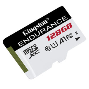 Kingston Technology SDCE/128GB Memoria microsd kingston high endurence 128gb r.95mb/s w.45mb/s cl10 uhs-i u1 v10 a1