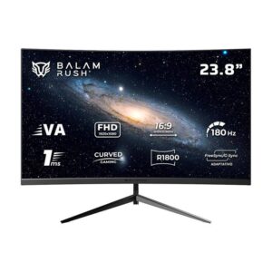 Balam Rush BR-943031 Monitor Curvo Gaming 23.8 Pulgadas 180hz ANDROMEDA MAG24Y Panel VA - Curvo