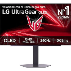 Monitor Gaming LG 27GX704A-B - 27 puLGadas, 2560 x 1440 Pixeles, .03 ms, OLED, 240 Hz