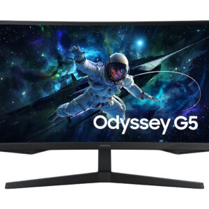 SAMSUNG Monitor gaming odyssey g5 27 - cuvatura 1000r, qhd 2560 x 1440), 165hz, 1mprt, LS27CG552ELXZX