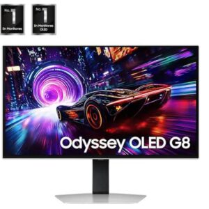 SAMSUNG Monitor para juegos Odyssey OLED G8 G81SF 4K 240Hz de 32 Pulgadas - Safeguard+, LS32FG810SLXZX