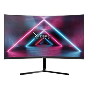 Monitor Xzeal 23.8 pulgadas Xzeal XSPMG07B XST-570-1 Panel Curvo VA FHD 100Hz 5ms 1xVGA + 1xHDMI + Vesa 100x100mm Negro