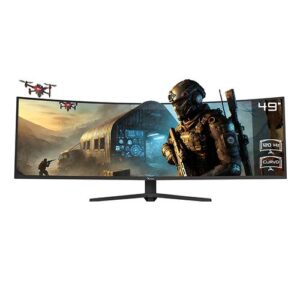 XZMO491B Monitor Xzeal 49 Xzeal XZ4090 Panel Curvo VA 5K 120Hz 4ms 2xDP + 2xHDMI Negro
