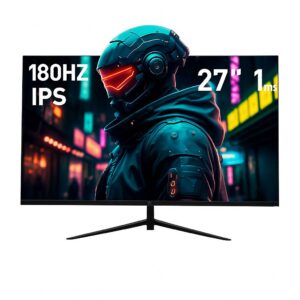 Monitor VORAGO GAME FACTOR MG620 LED IPS 180 Hz - 27, 1MS, Freesync Technology, Resolucion 1080x1920, Vesa, 1X HDMI, 1X DisplayPort, AUX 3.5 Negro.