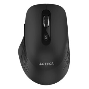 ACTECK AC-939836 Mouse Inalámbrico 2.4hz Optimize Flow MI480 Advanced Series Conexión USB Dongle 2.4ghz - Conexión Bluetooth, 5 Botones + Scroll