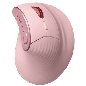 ACTECK Mouse Inalámbrico 2.4hz Virtuos FITT MI770 Elite Series Mouse Ergonómico Vertical - Color Rosa. AC-939638