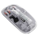 ACTECK Mouse Inalámbrico Ultra Delgado Multidispositivo Aero One MI455G / hasta 3 - 200 DPI Ajustable / 2.4 Ghz + Bluetooth 5.2 / 5 Botones / Recargable