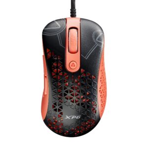 Mouse GAMING XPG MERA SLINGSHOT. Con sensor óptico PMW3360 ofrece hasta 12 - 000 DPI. Cable trenzado, iluminación RGB, SLINGSHOT-BK/OGCWW