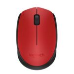 910-004941 Mouse LOGITECH M170 - Rojo, RF inalámbrico
