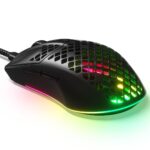 62611 Mouse Para Juegos STEELSERIES Aerox 3 ALAMBRICO. Súper Ligero. Sensor óptico de Aire TrueMove de 18.000 CPI. Diseño Ultraligero de 68 g Resistente al Agua.