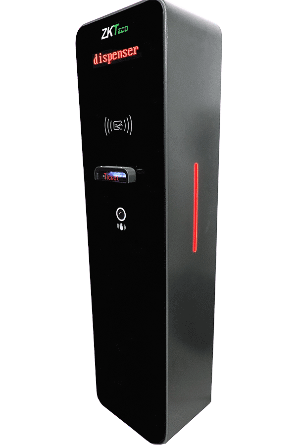 ZKTECO TBM01 - Dispensador de TIckets QR / Sin Contacto / Compatible con Sensor de Masa, VR10, UHF / Pantalla LED / Funciones de Voz / Requiere Software para cobro ZK Bio CV Security modulo de estacionamiento / Requiere Modulo TBM02 - Image 4
