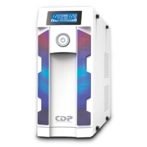 NO BREAK CDP GSMART1516 1500VA/900W UPS Smart - AVR 16 Salidas, Puerto de carga USB (8 USB-A y 2 USB-C), Luz RGB, LCD, 120 Vac