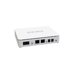 FORZA DC-350USBP UPS PoE y banco de energía USB-C con batería de litio de 35W y salidas de 5/9/12/15/24V CC