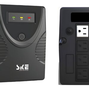 No Break Interactivo SKE Energy GP1000 1000va/600w - Color Negro y Gris, Voltaje de Entrada y Salida 120V